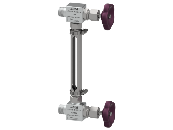 Poziomowskaz szklany LGC 400